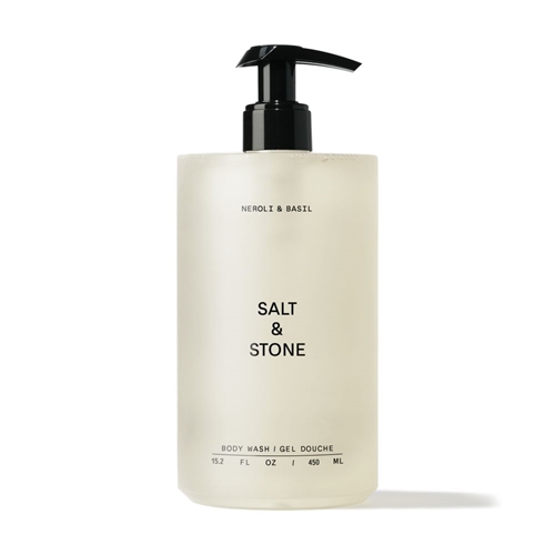 SALT & STONE BODY WASH 450ML NEROLI & BASIL